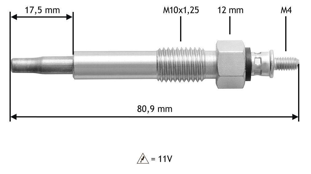 Vela incandescente VALEO ref. 345160